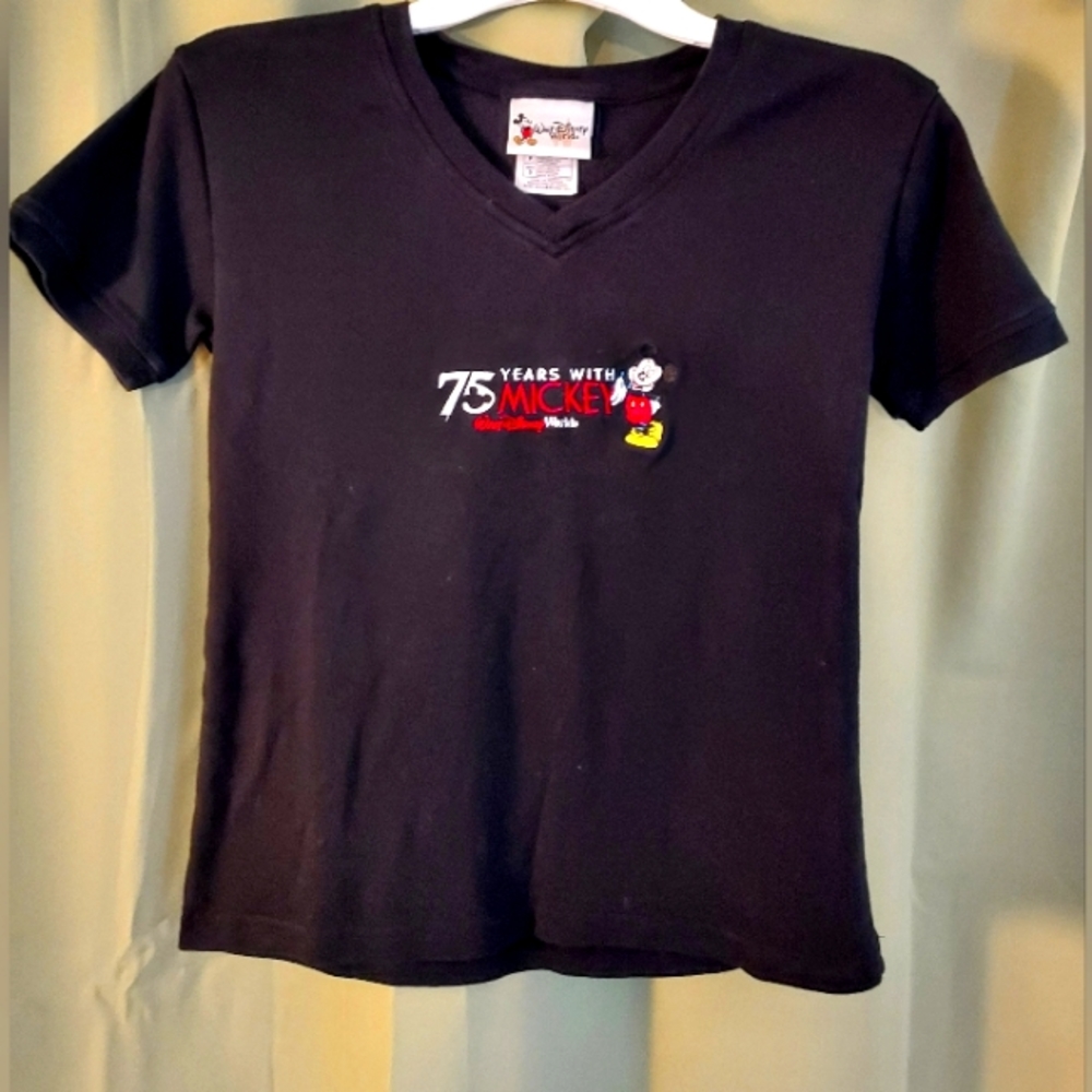 Y2K Baby-Tee Walt Disney World 75 Year Anniversary of Mickey Mouse